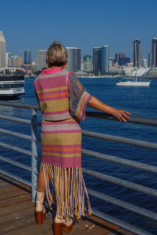 Falda Cascada Sunset (pieza única) - Nativa de Corazón