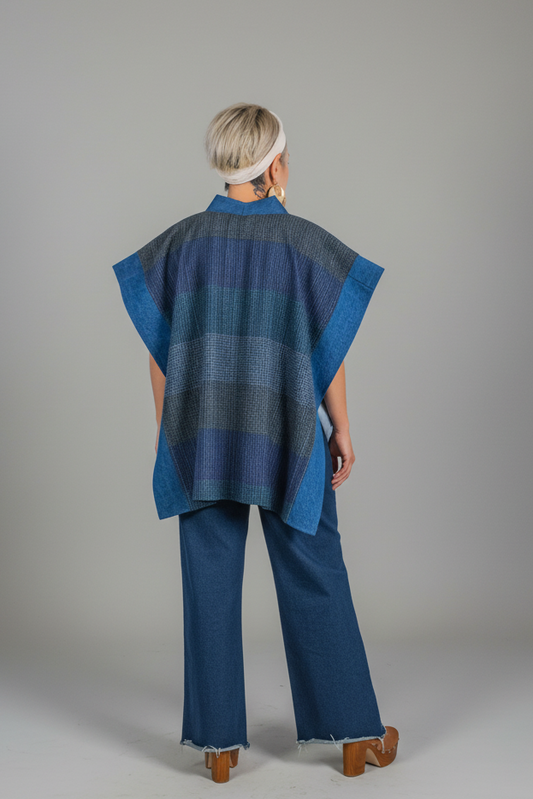 Chaleco Firmamento, moda artesanal (pieza única)