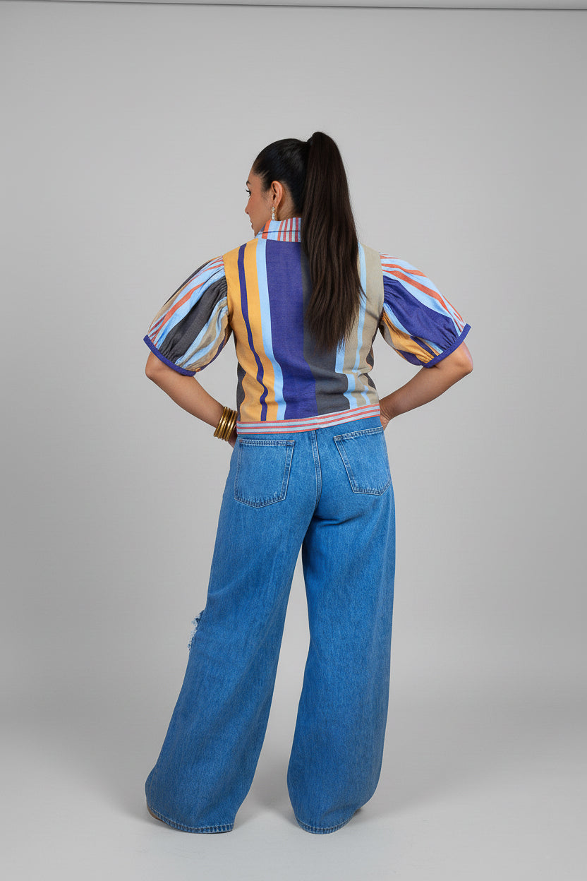 Chamarra Guzío, moda artesanal (pieza única) - Nativa de Corazón
