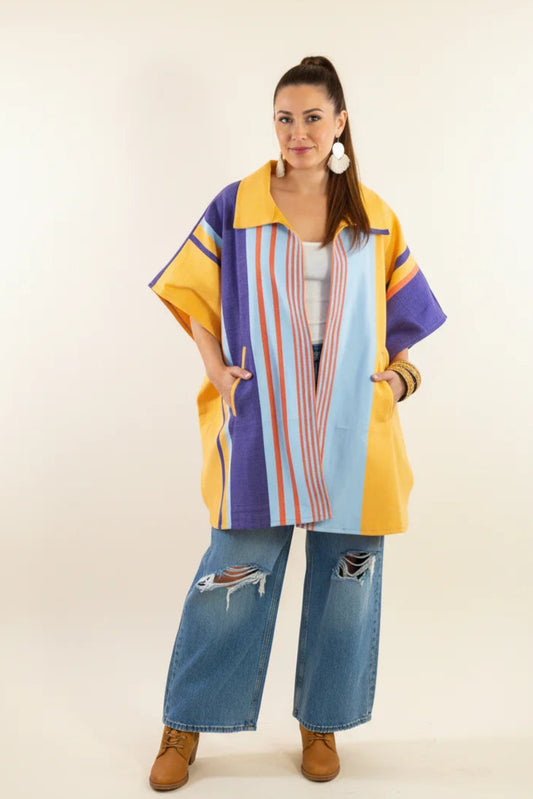 Ruana Guizio, moda artesanal (pieza única) (Copia) - Nativa de Corazón