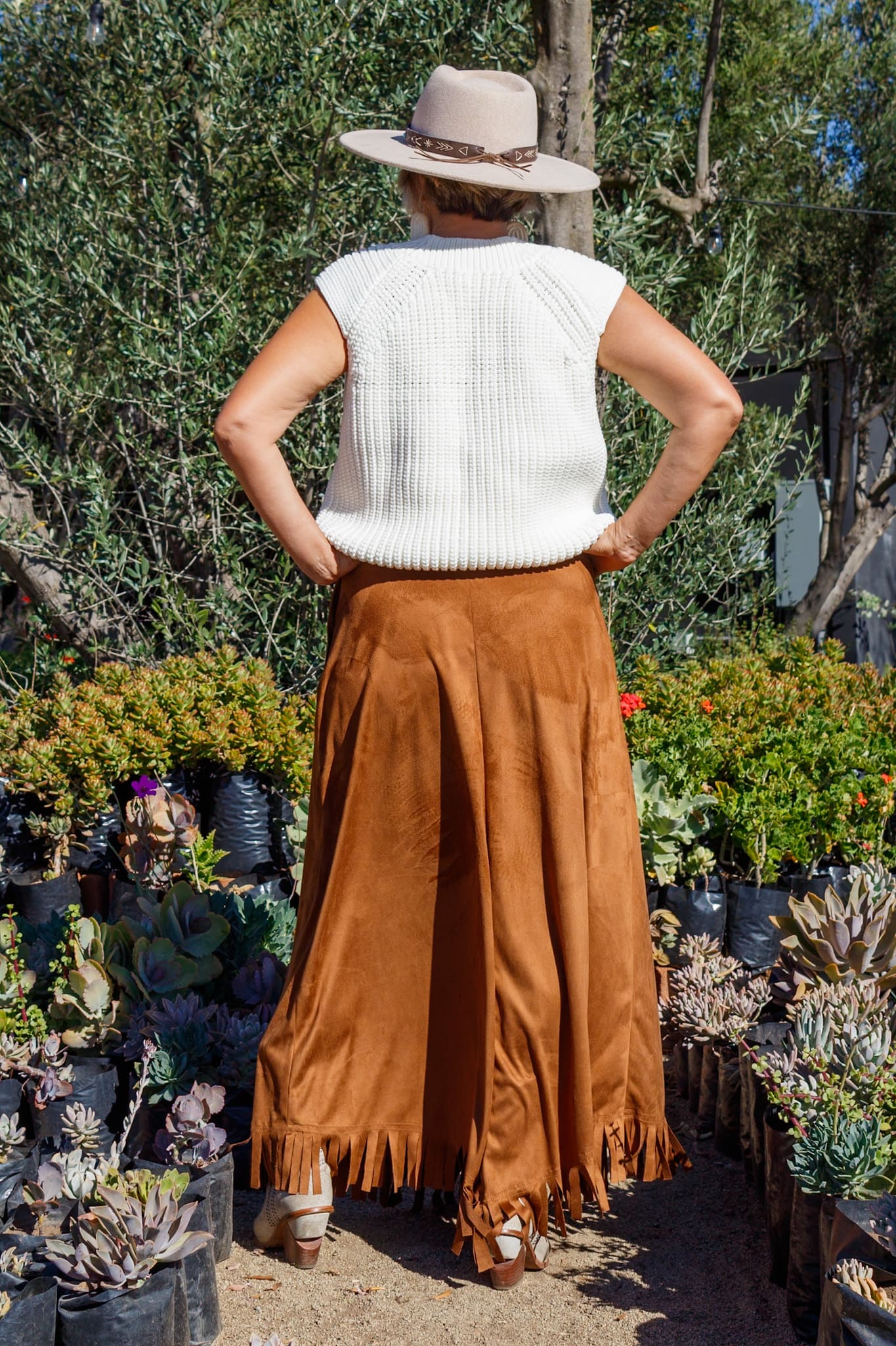 Falda Suede
