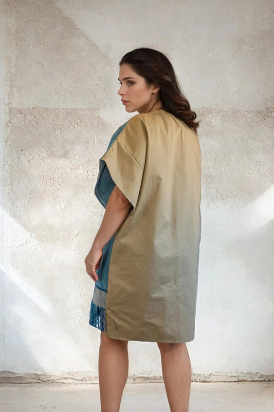 Túnica Chara 1.1, artesanal (pieza única) - Nativa de Corazón