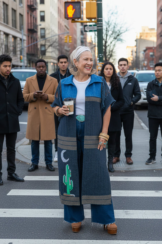 Chaleco Estelar, moda artesanal (pieza única)