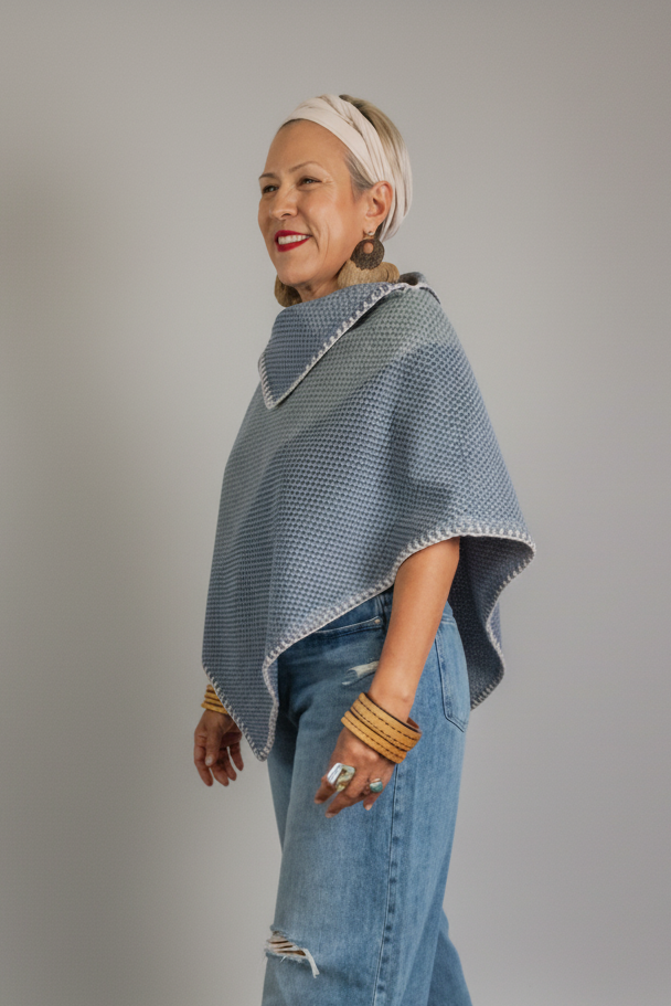 Capa Firmamento, moda artesanal (pieza única)