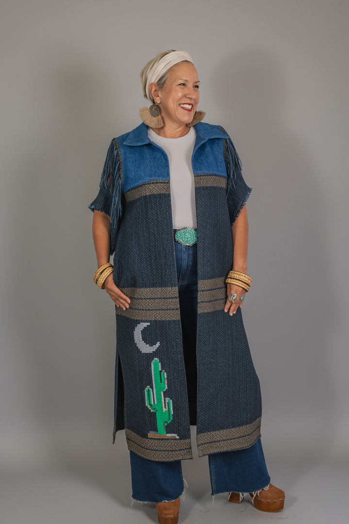 Chaleco Estelar, moda artesanal (pieza única)