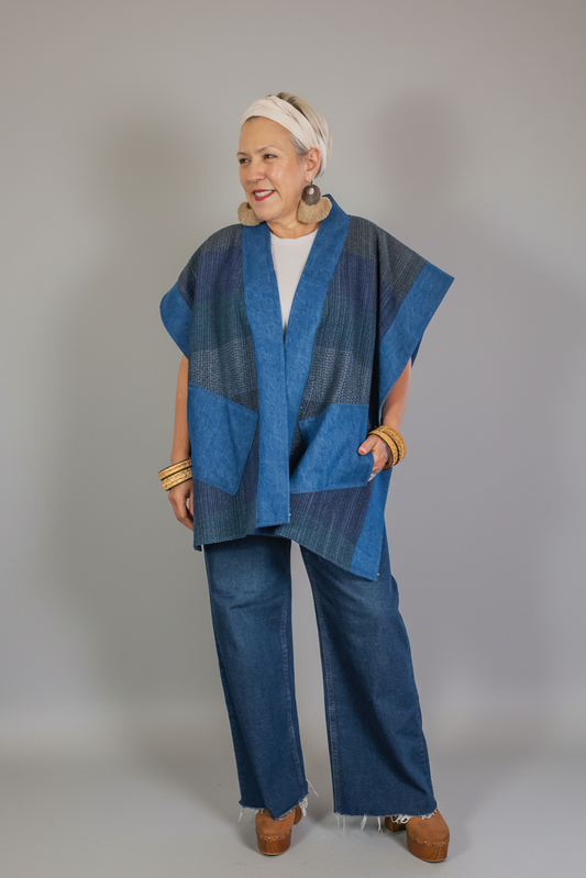 Chaleco Firmamento, moda artesanal (pieza única)