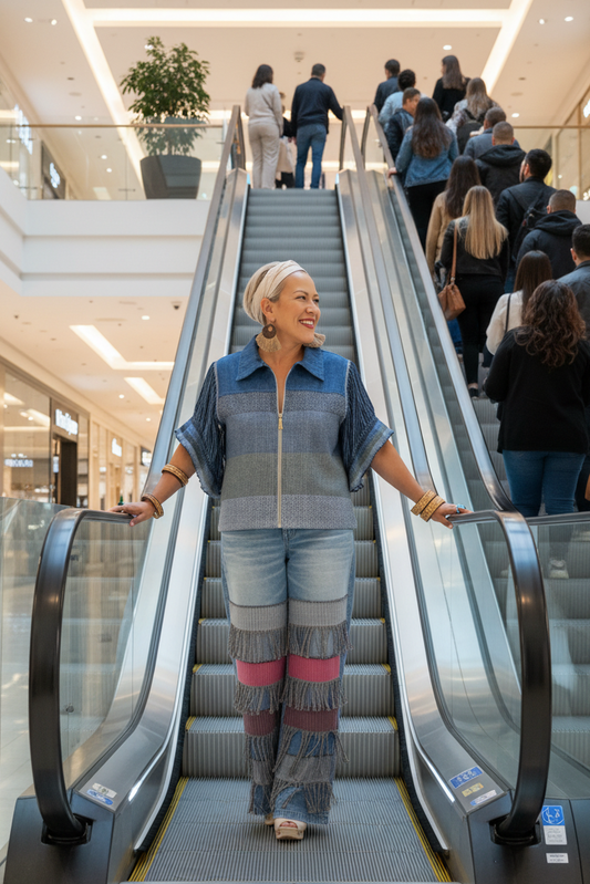 Chamarra Firmamento, moda artesanal (pieza única)