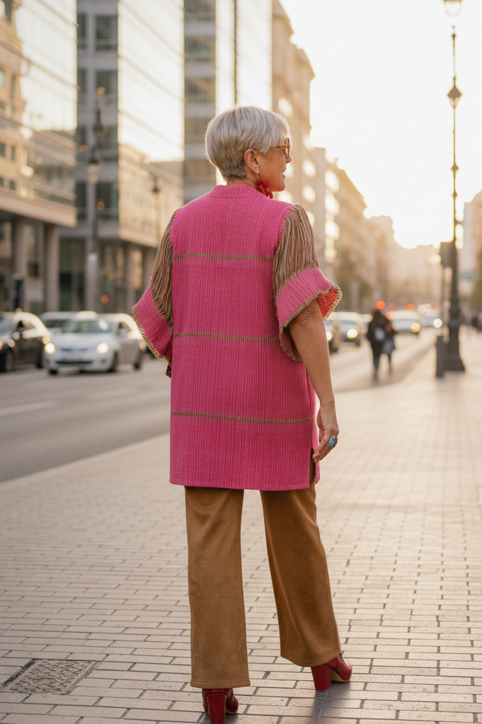 Chaleco Sicarú, que puede ser vestido (piezas únicas)