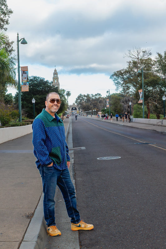 Chamarra Hombre, moda artesanal (pieza única)