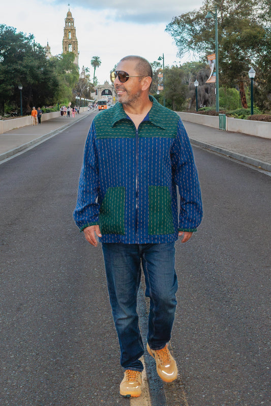 Chamarra Hombre, moda artesanal (pieza única)