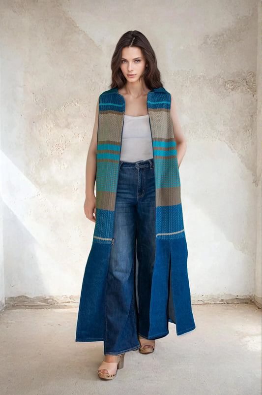 Vestido Chara Plus, artesanal (pieza única) - Nativa de Corazón