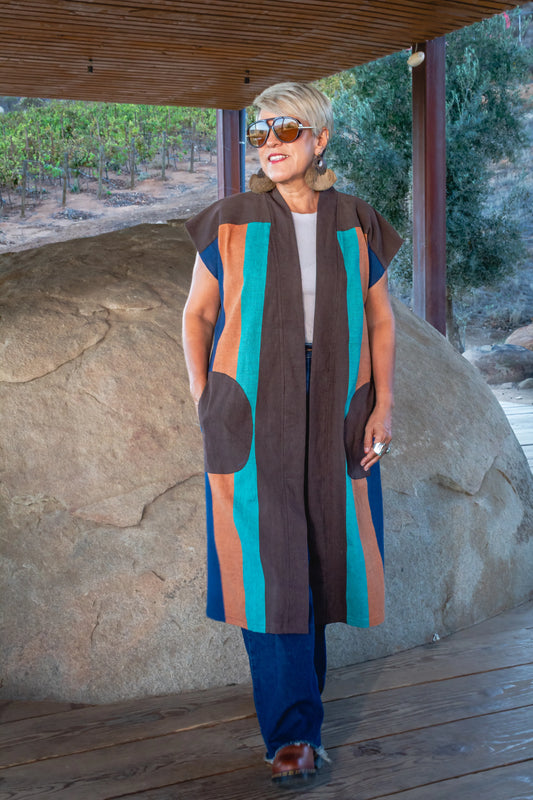 Chaleco Hormiguita, moda artesanal (pieza única)