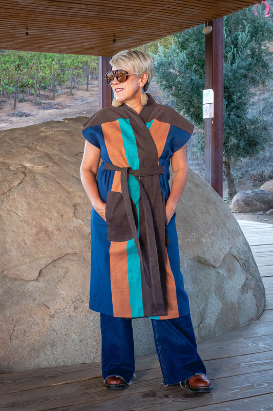 Chaleco Hormiguita, moda artesanal (pieza única)