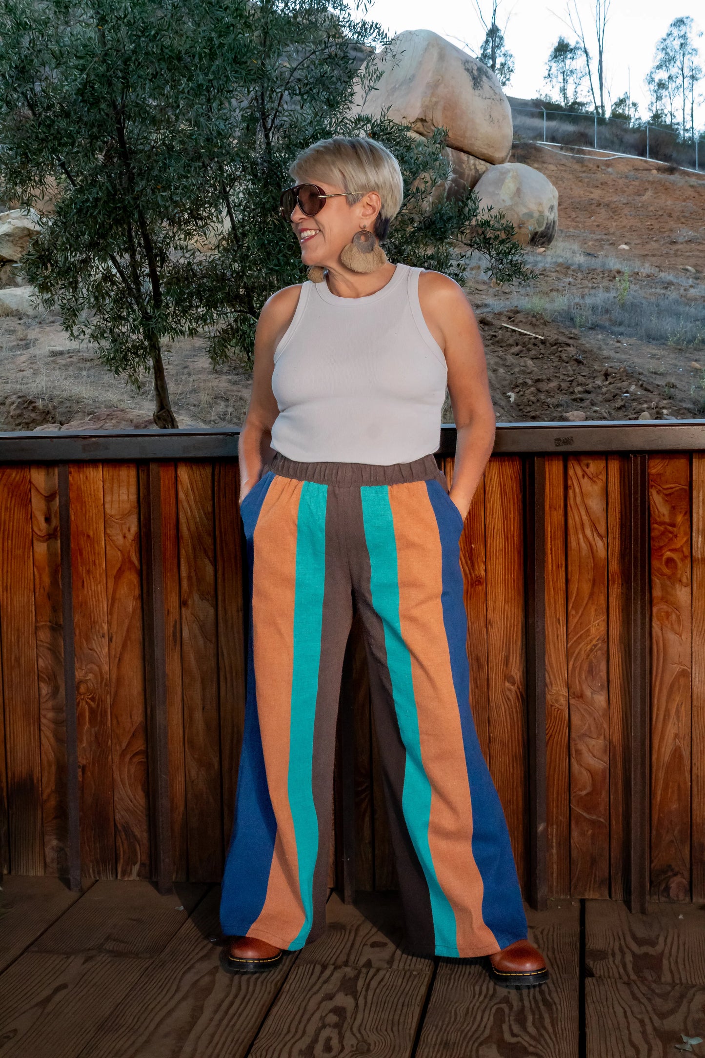 Pantalón Hormiguita, moda artesanal (pieza única) - Nativa de Corazón