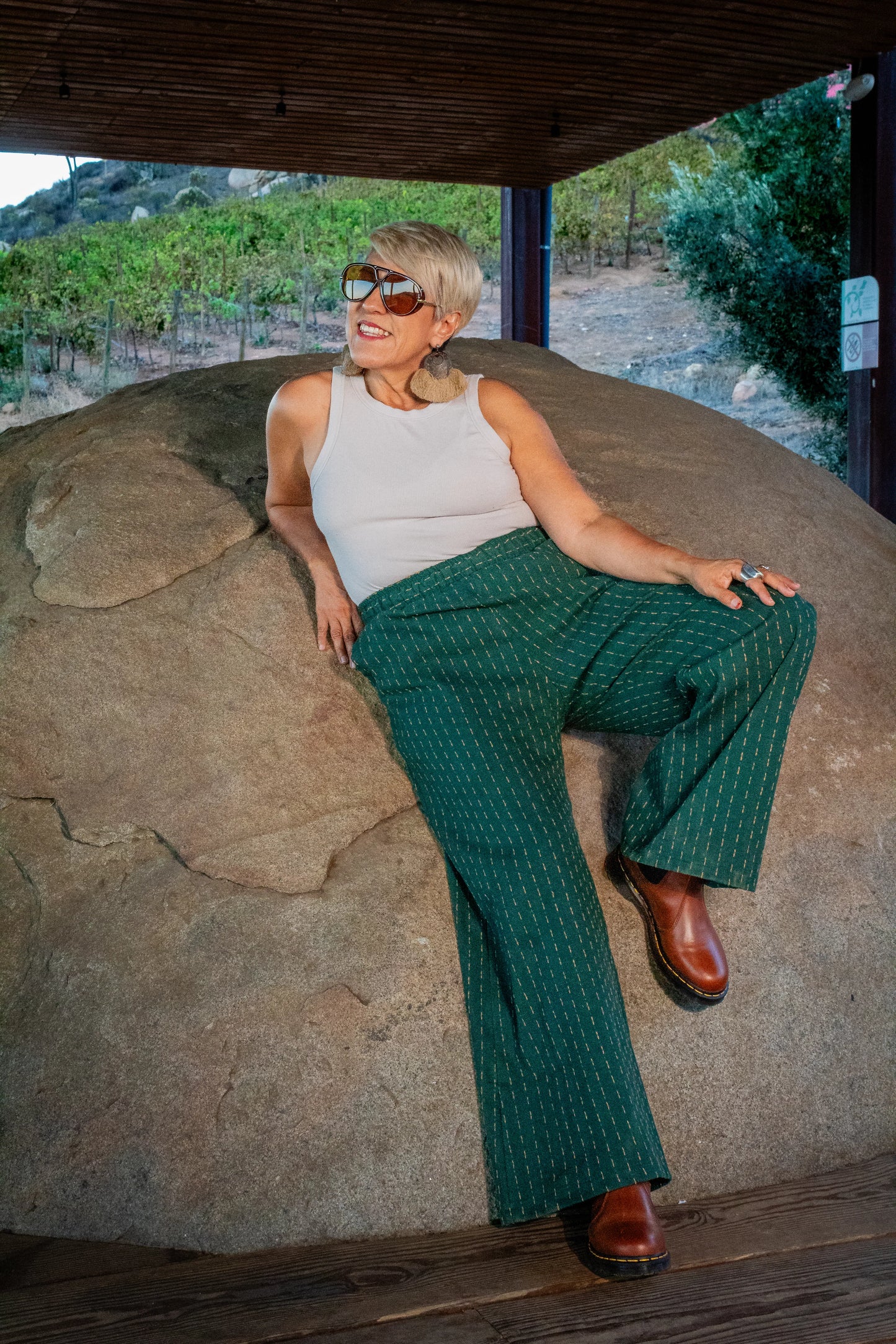 Pantalón Hormiguita, moda artesanal (pieza única) - Nativa de Corazón