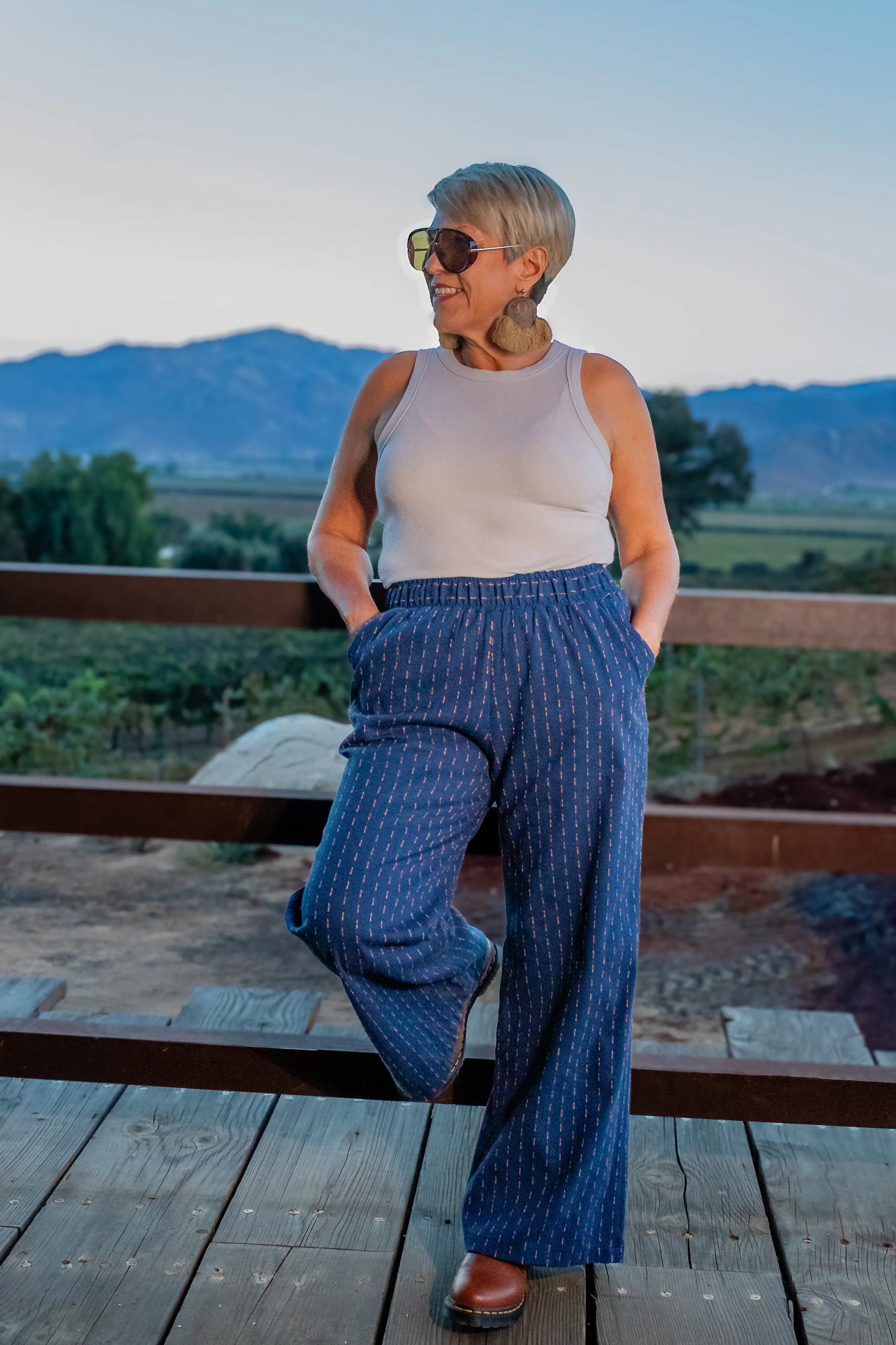 Pantalón Hormiguita, moda artesanal (pieza única) - Nativa de Corazón