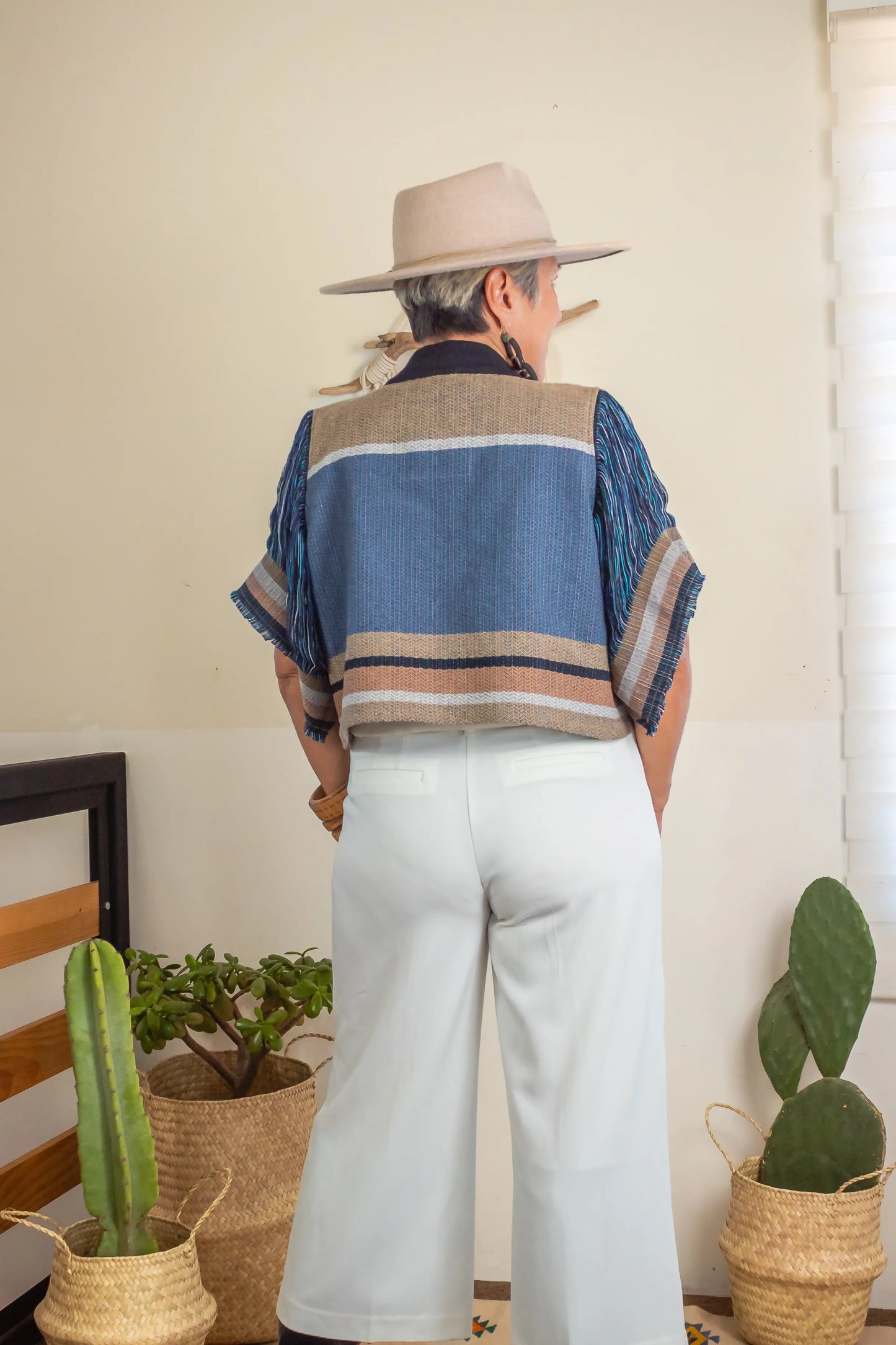 Chamarra Raíces, artesanal (pieza única)