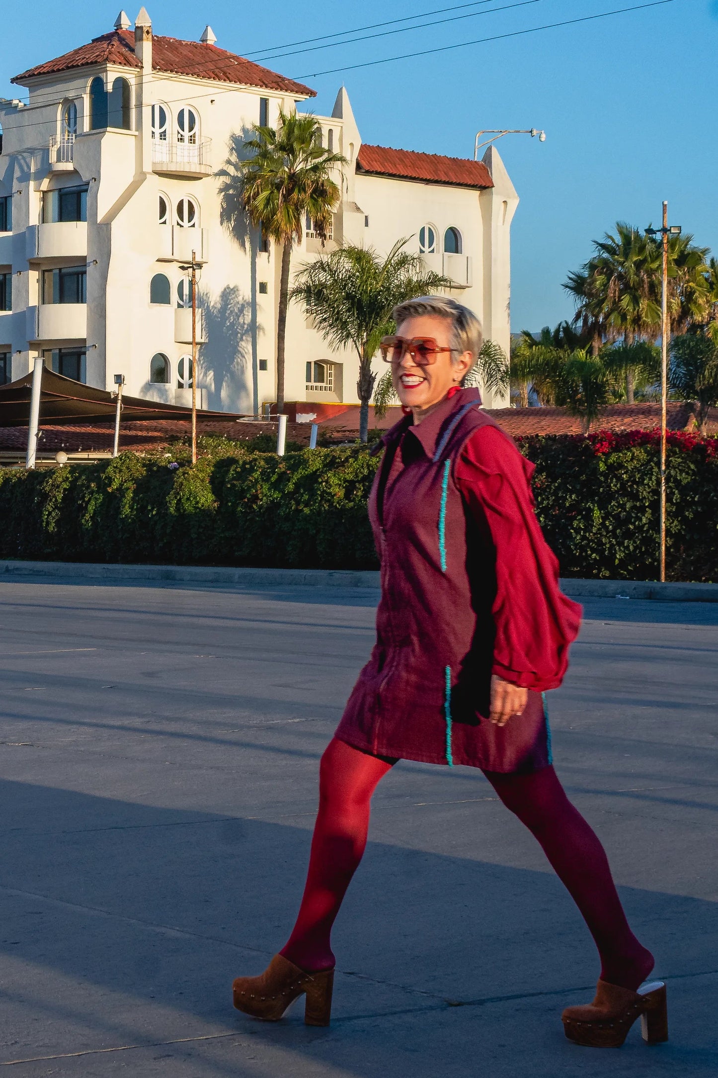 Chaleco Borreguito con cierre, moda artesanal (pieza única)