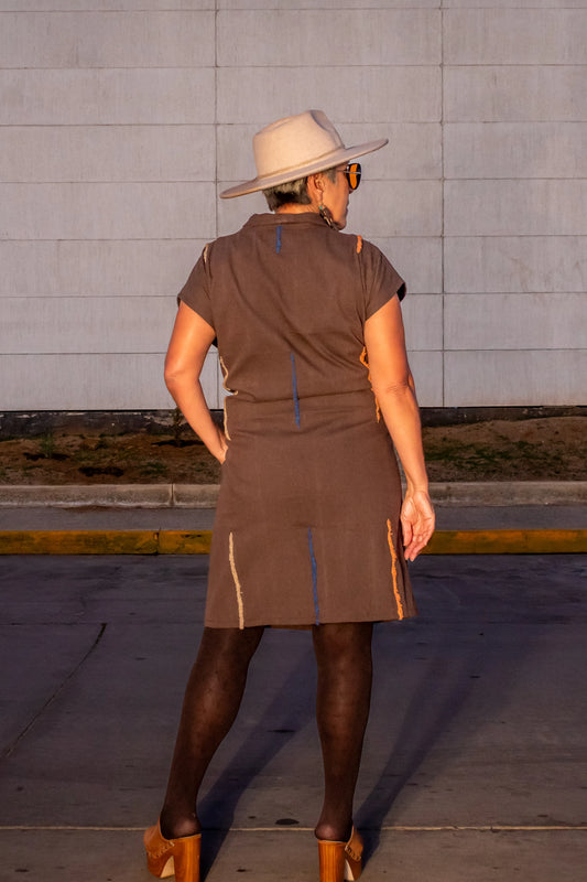 Chaleco Borreguito, moda artesanal (pieza única) - Nativa de Corazón