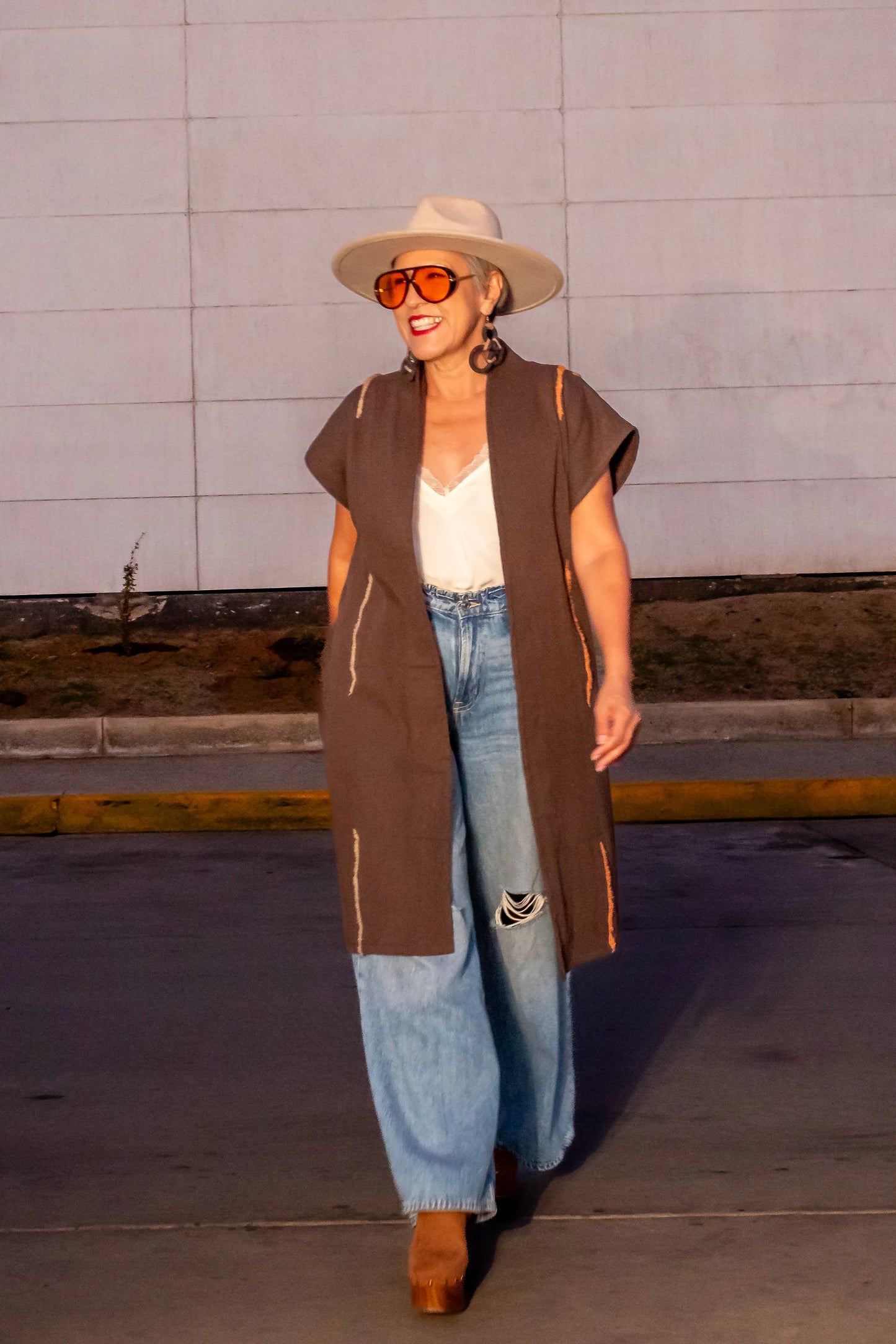 Chaleco Borreguito, moda artesanal (pieza única)