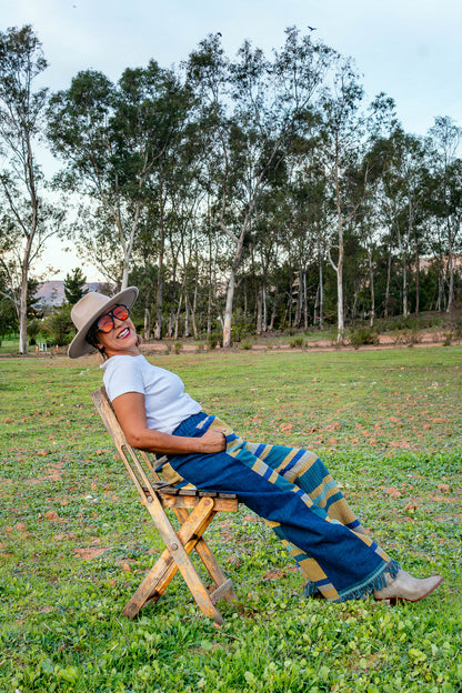 Pantalón Mestizo (pieza única), Moda artesanal - Nativa de Corazón