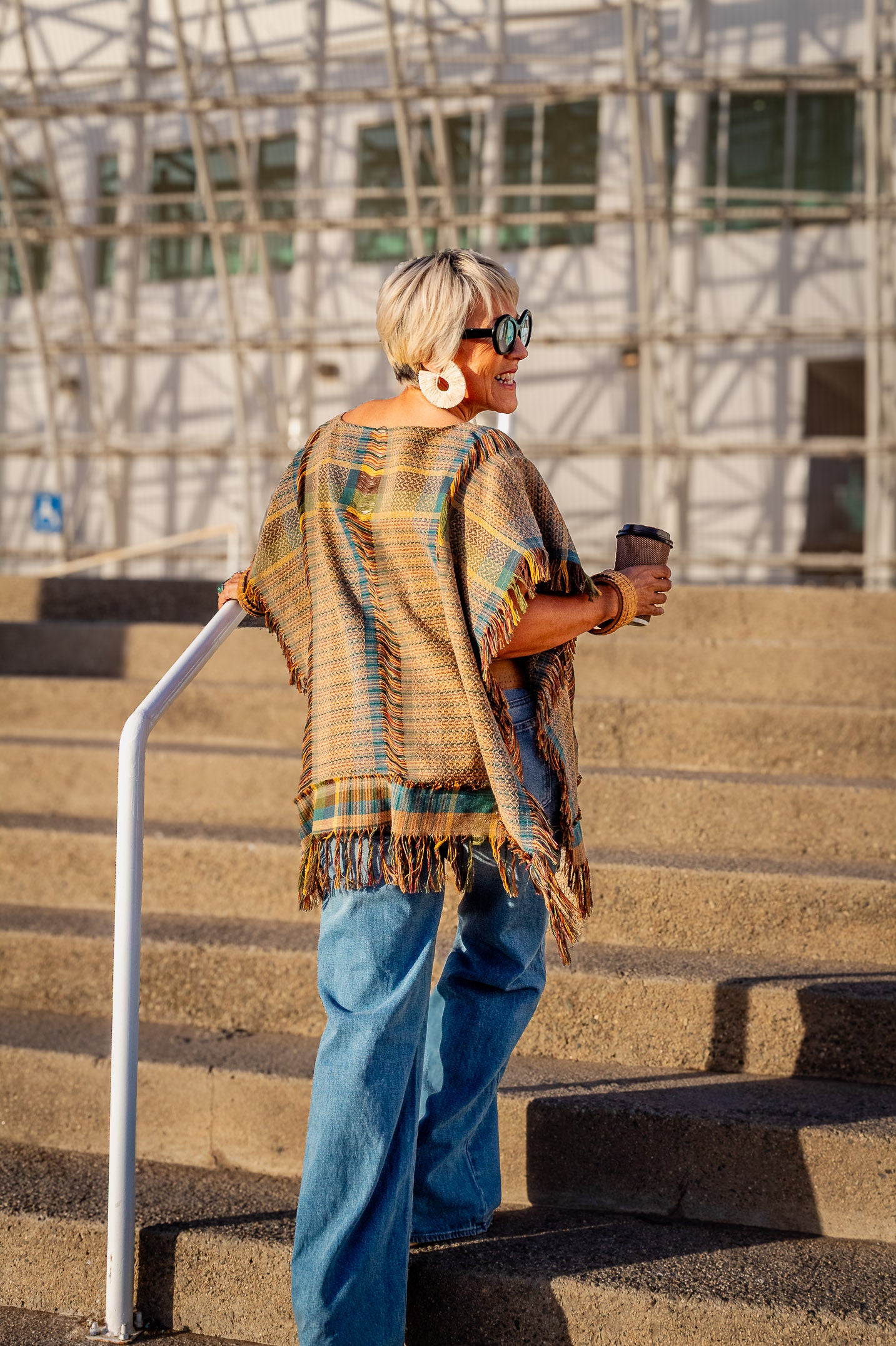 Poncho Nexo, moda artesanal (piezas únicas) - Nativa de Corazón