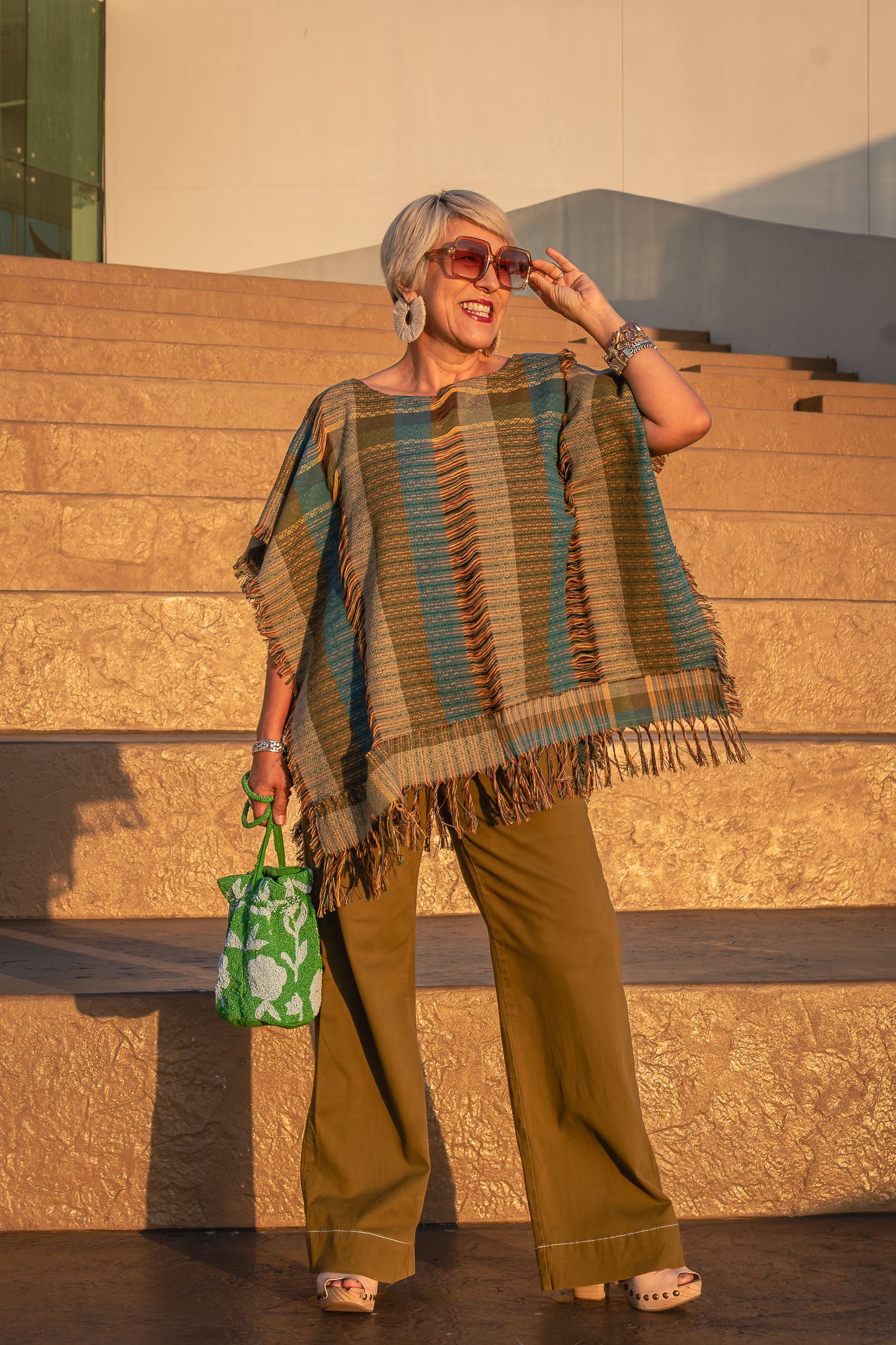 Poncho Nexo, moda artesanal (piezas únicas) - Nativa de Corazón