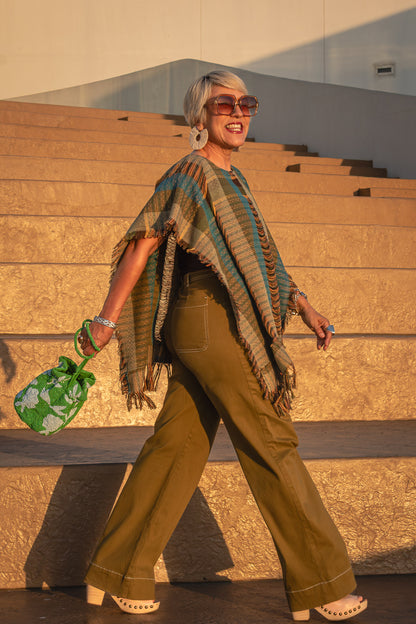 Poncho Nexo, moda artesanal (piezas únicas) - Nativa de Corazón